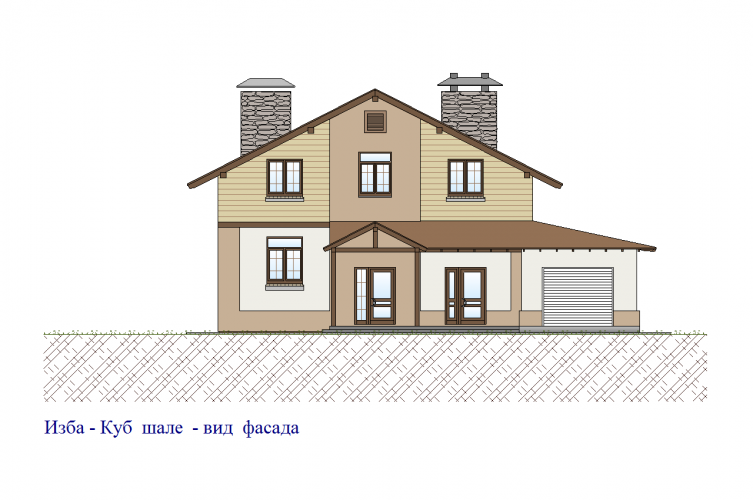 Вид фасада спереди
