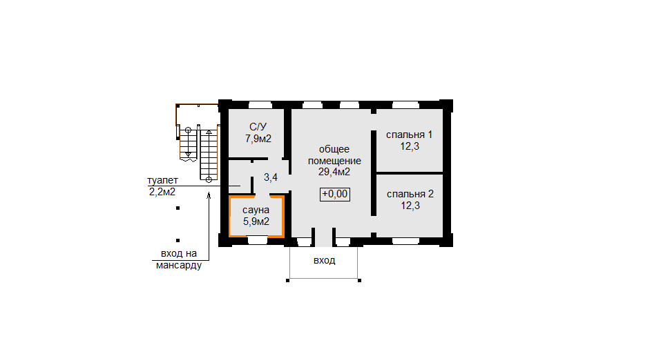 План этажа для туризма и отдыха